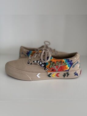 Rare Vans Era Desert Embellish sneakers featuring tan canvas